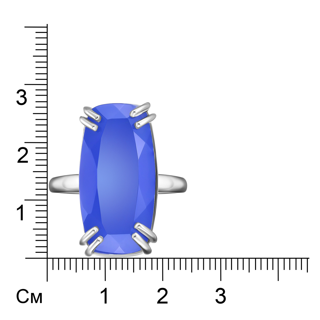 Серебряное кольцо с халцедоном