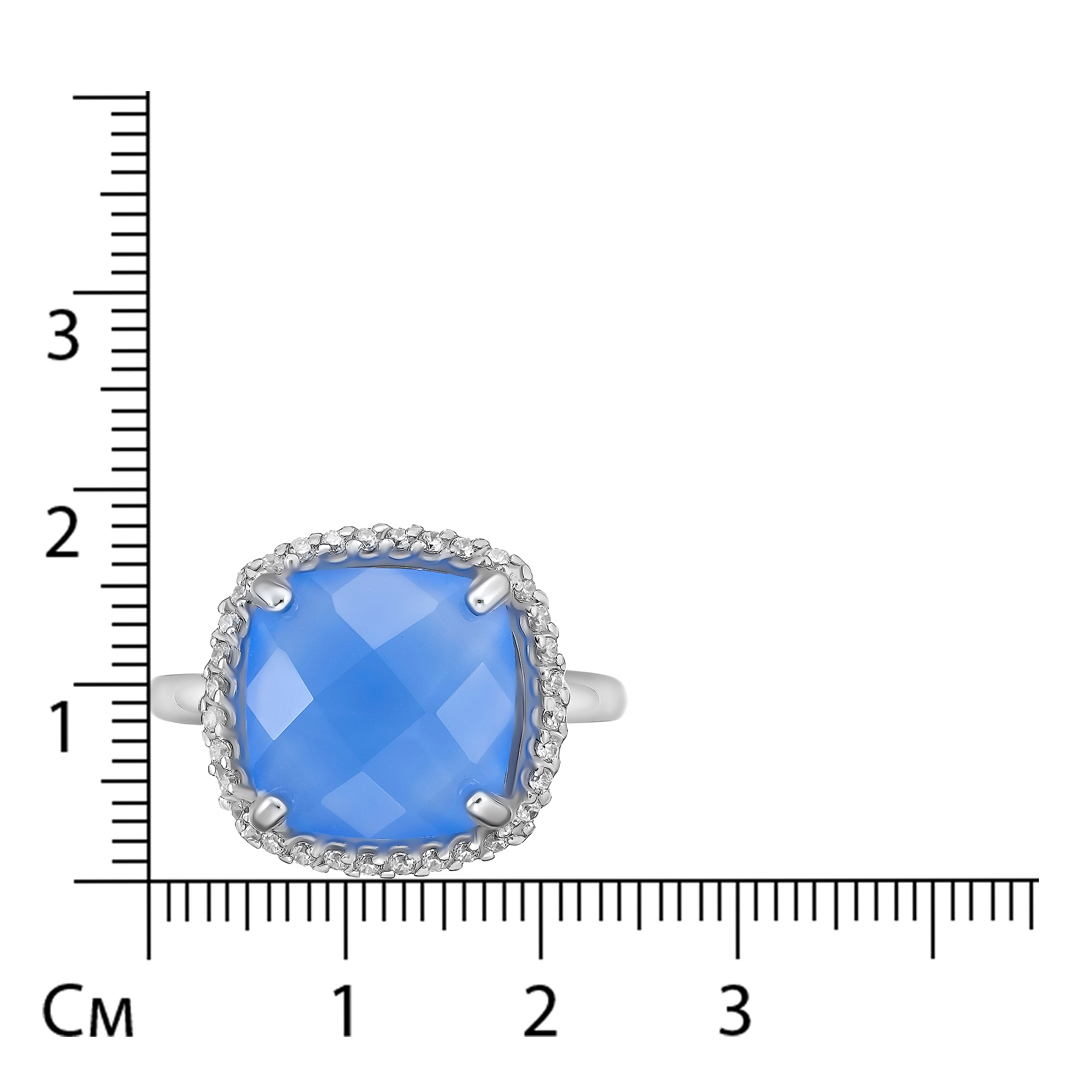Серебряное кольцо с халцедоном