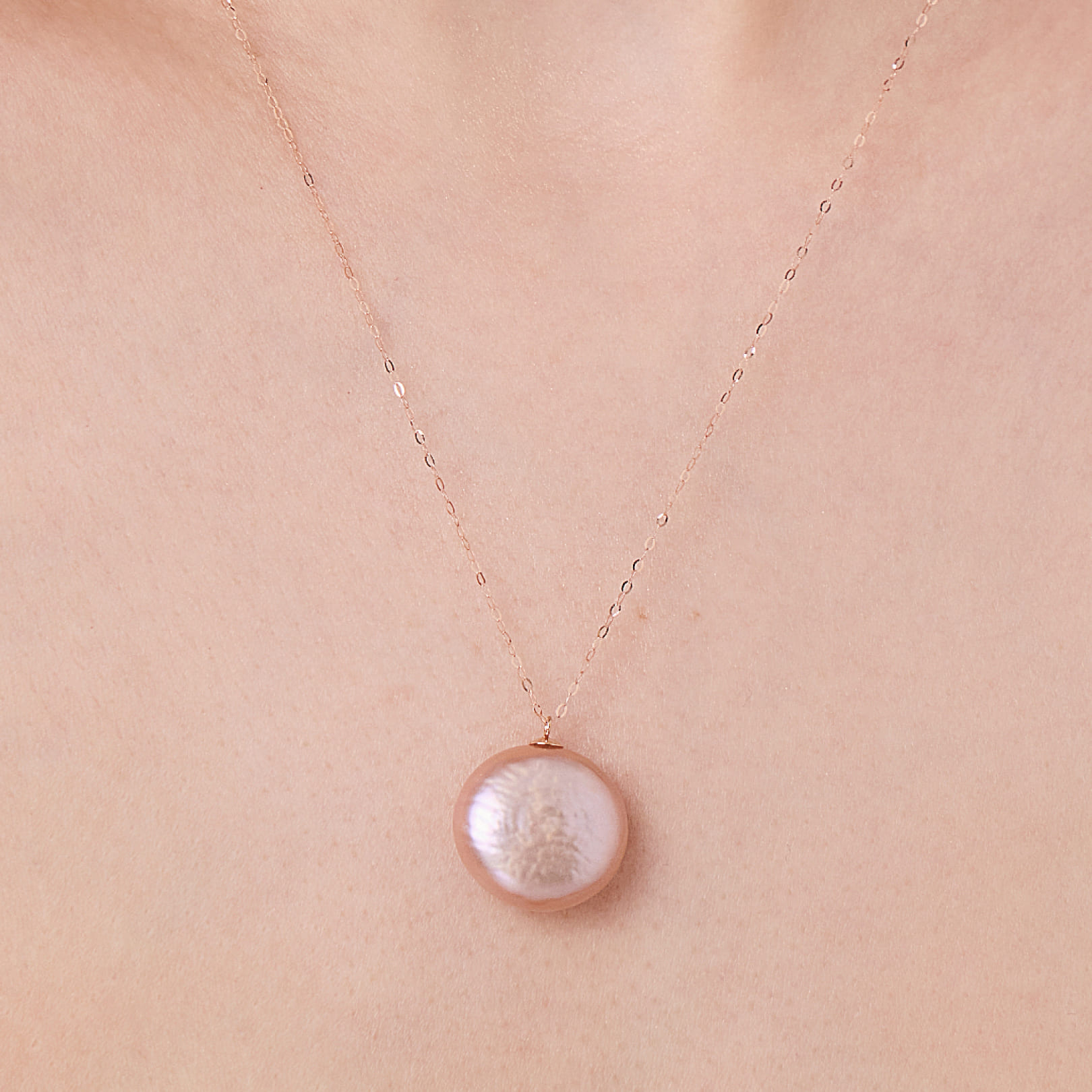 Колье из золота с жемчугом Кеши