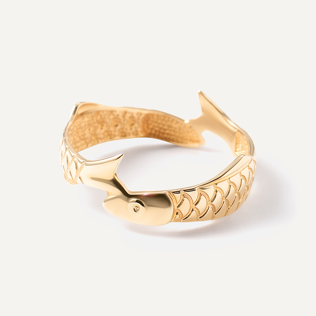 Кольцо из желтого золота