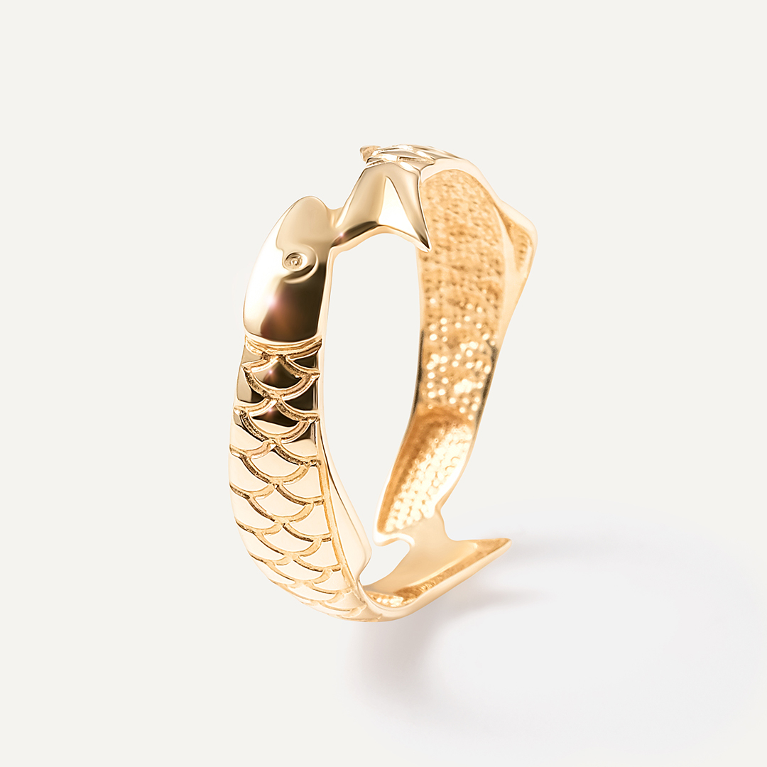 Кольцо из желтого золота