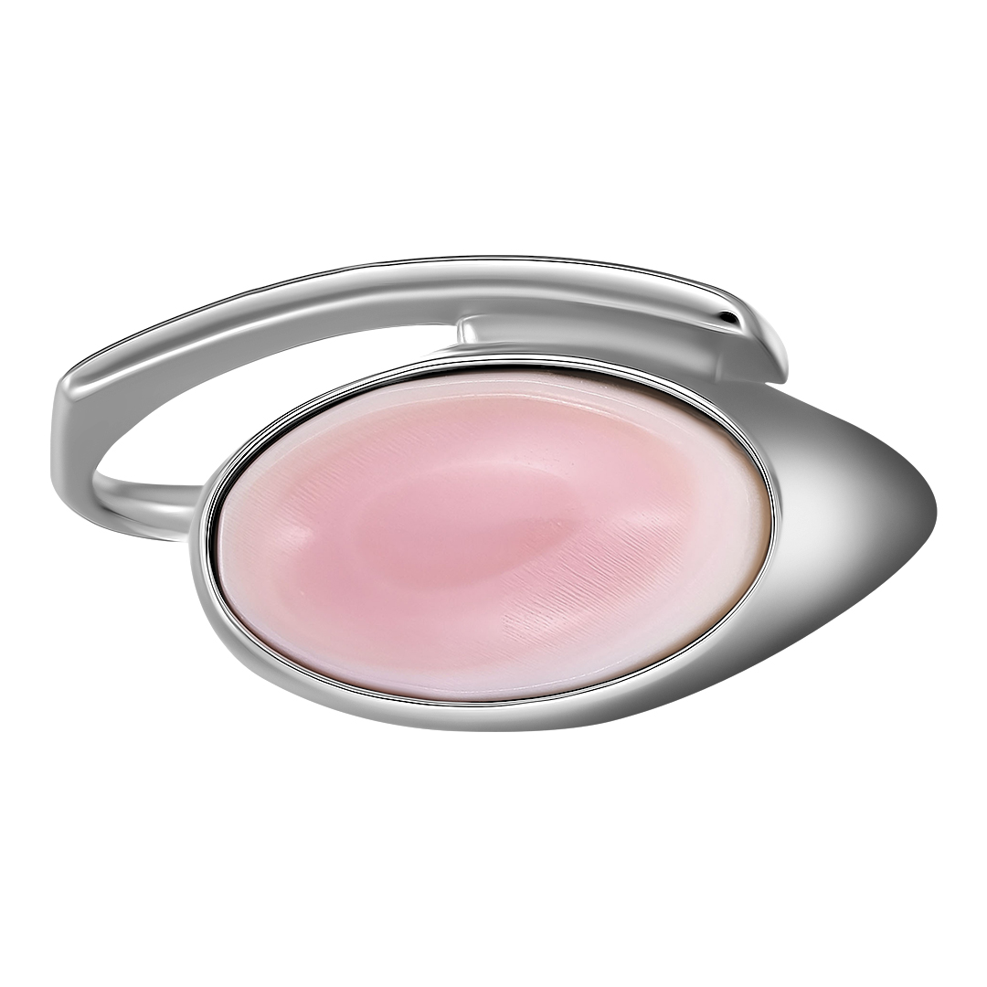 Серебряное кольцо с кораллом