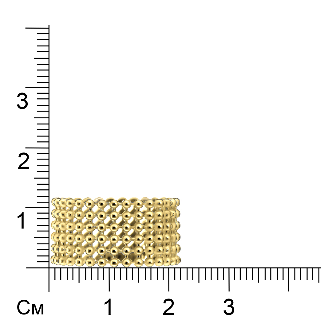 Кольцо из желтого золота