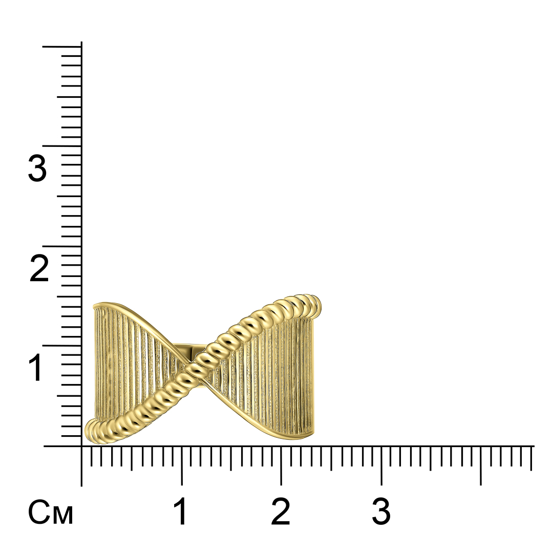 Золотое кольцо 585 пробы; желтое золото;