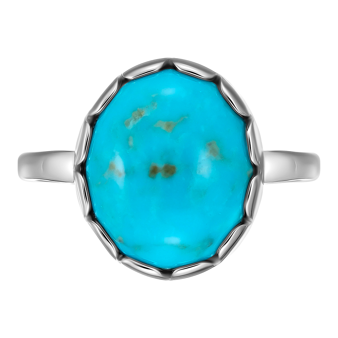 Серебряное кольцо с бирюзой