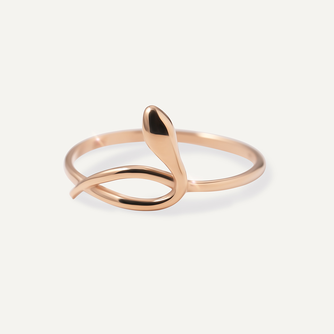 Кольцо из золота "Змея"