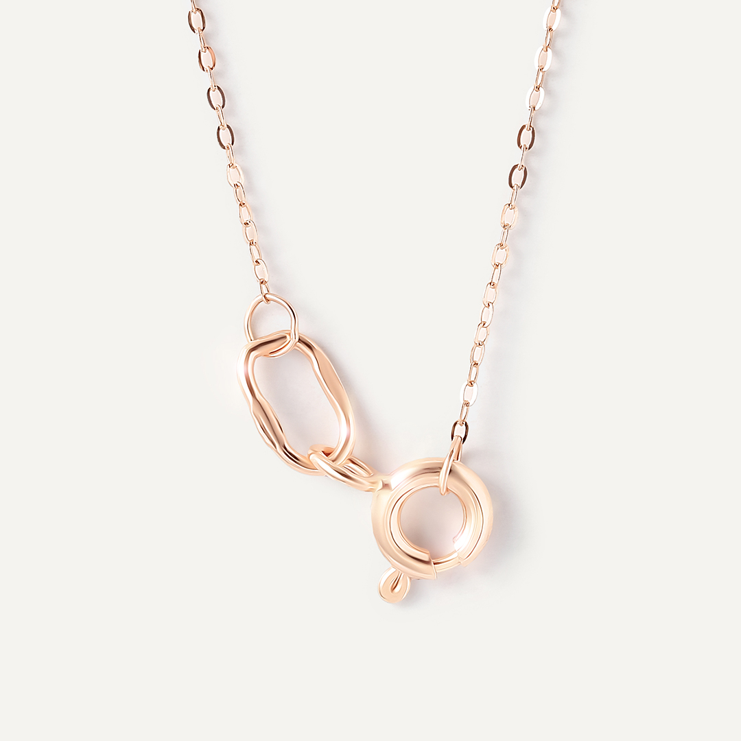 Колье из золота плетение "Якорное"