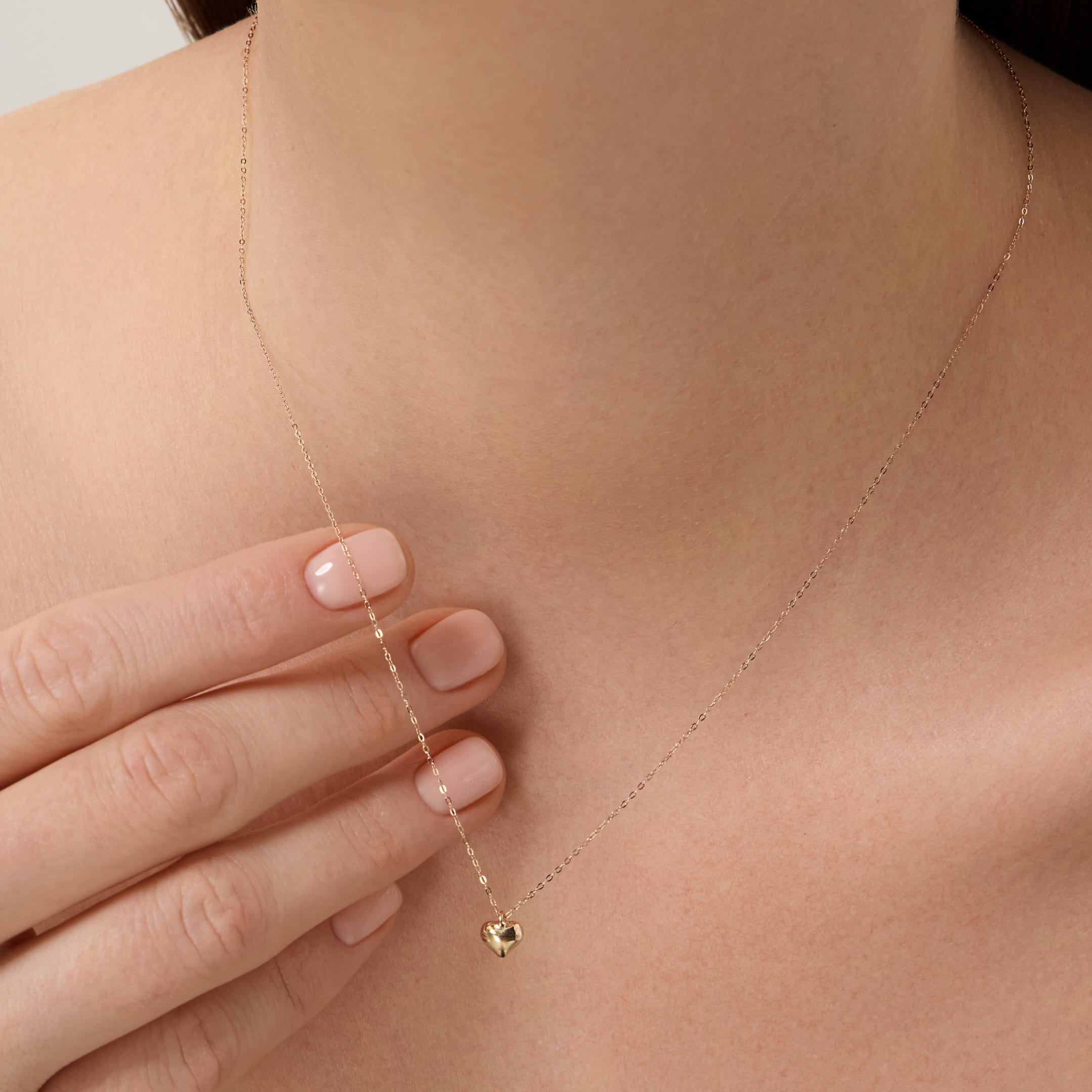 Колье из золота "Сердце"