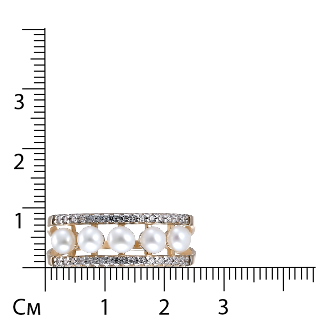 Серебряное кольцо с жемчугом