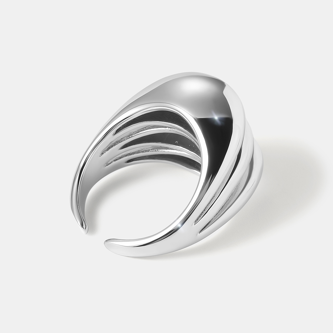 Бижутерное незамкнутое кольцо