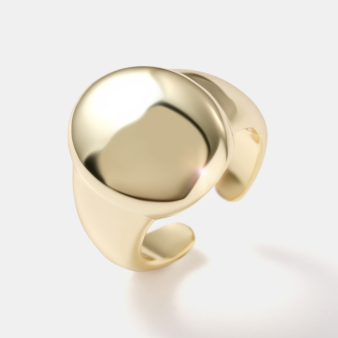 Бижутерное незамкнутое кольцо