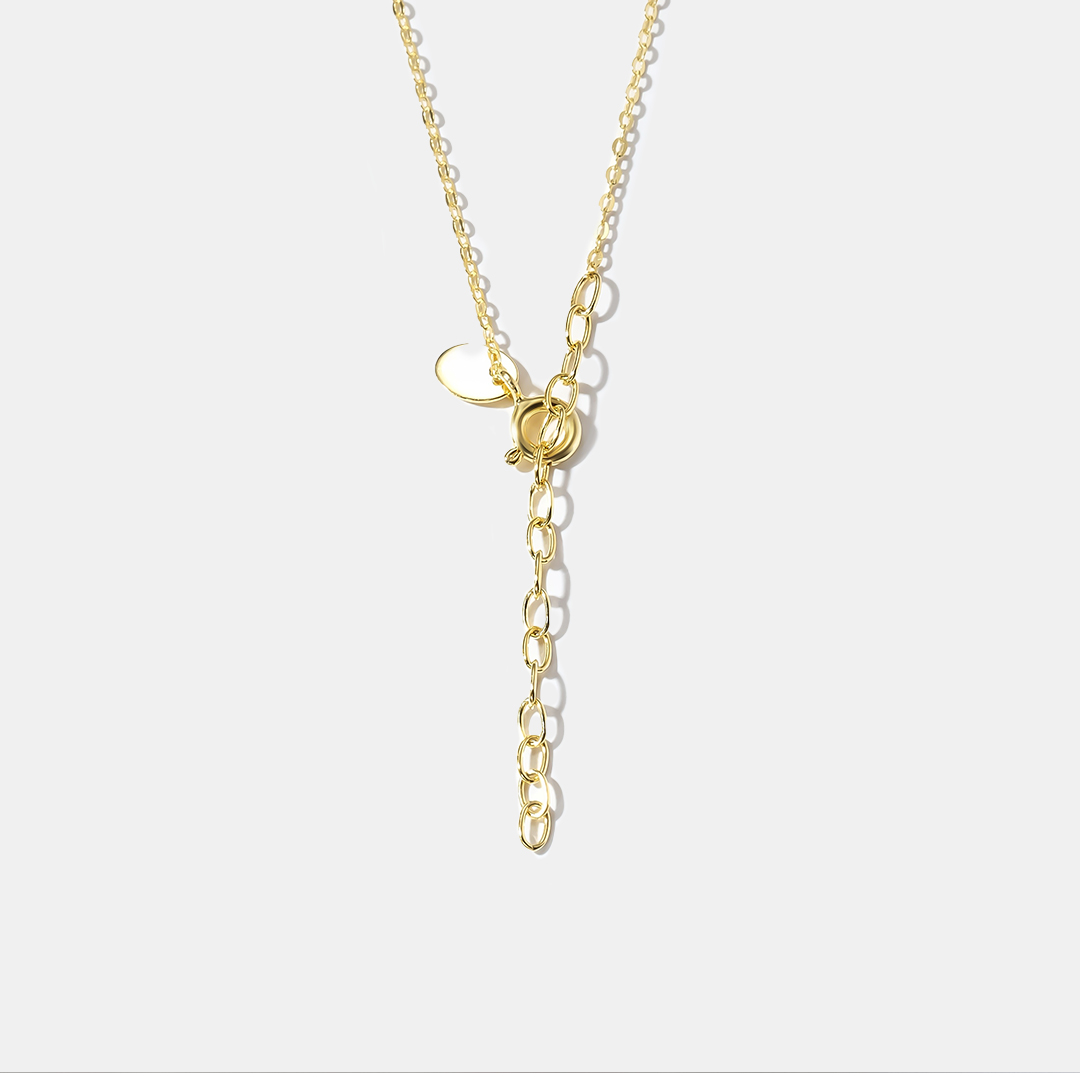 Серебряное колье с розовым кварцем