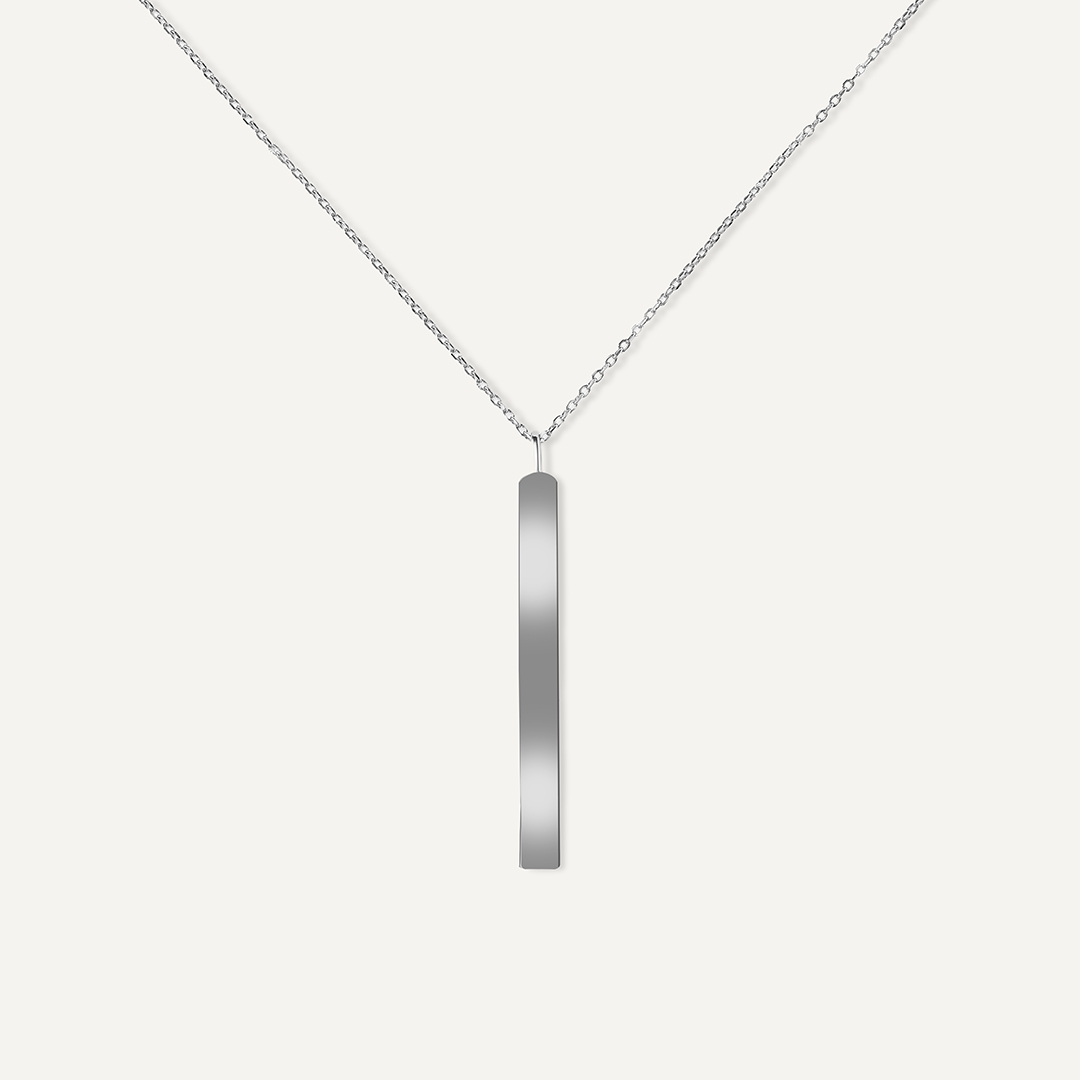 Серебряная подвеска с ларимаром на цепи