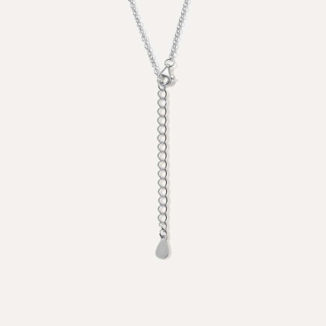 Серебряное колье с флюоритом