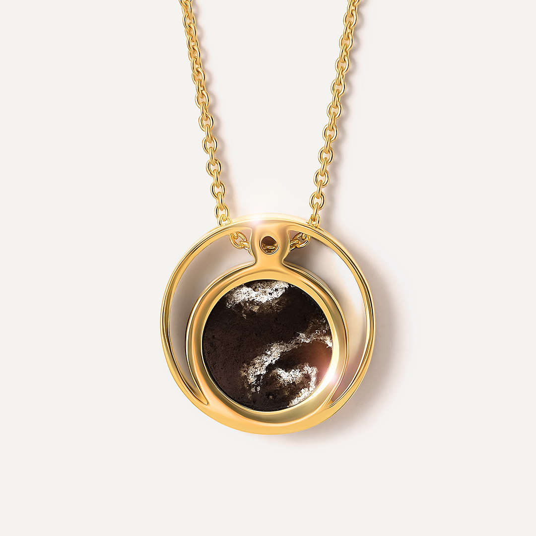 Серебряное колье с янтарем