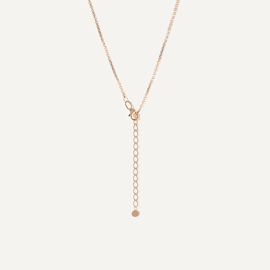 Серебряное колье с цитрином "Мотылек"