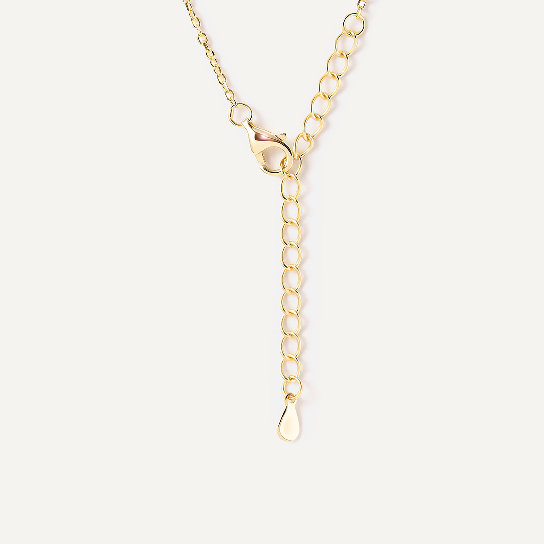 Серебряное колье с кубическим цирконием "Happy"