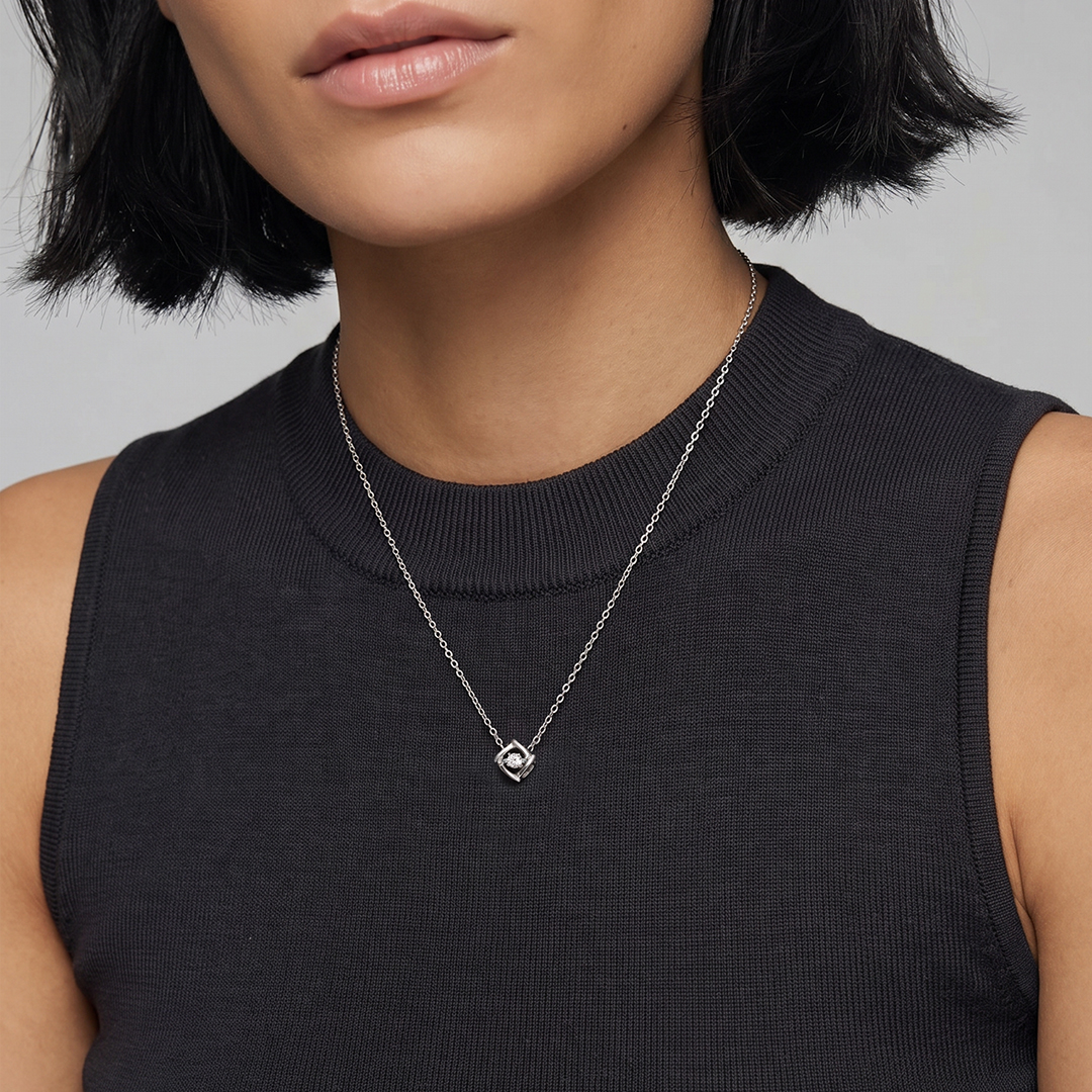 10723-000094 Колье (Ag 925)