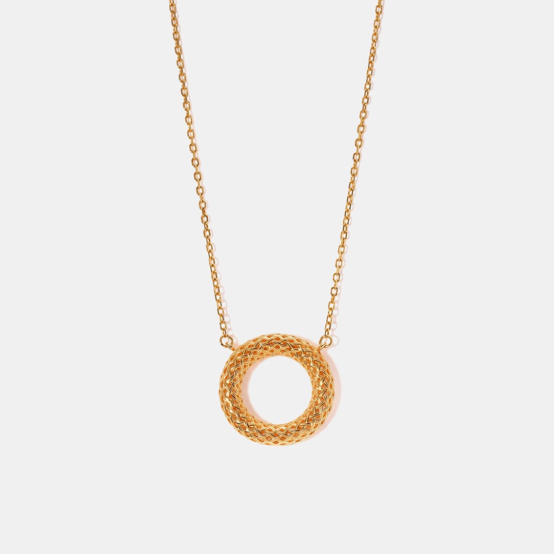 Серебряное колье