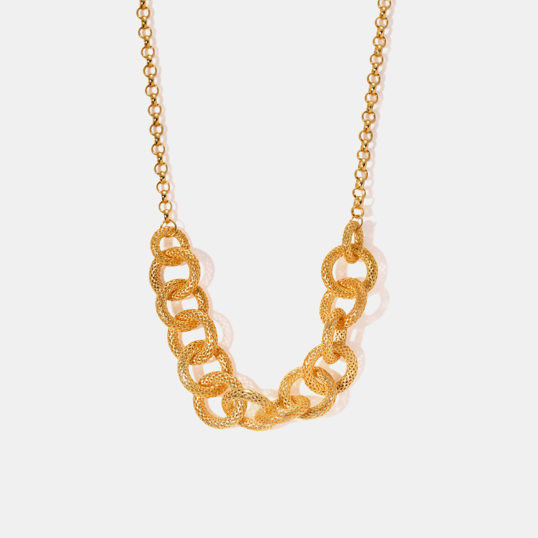 Серебряное колье