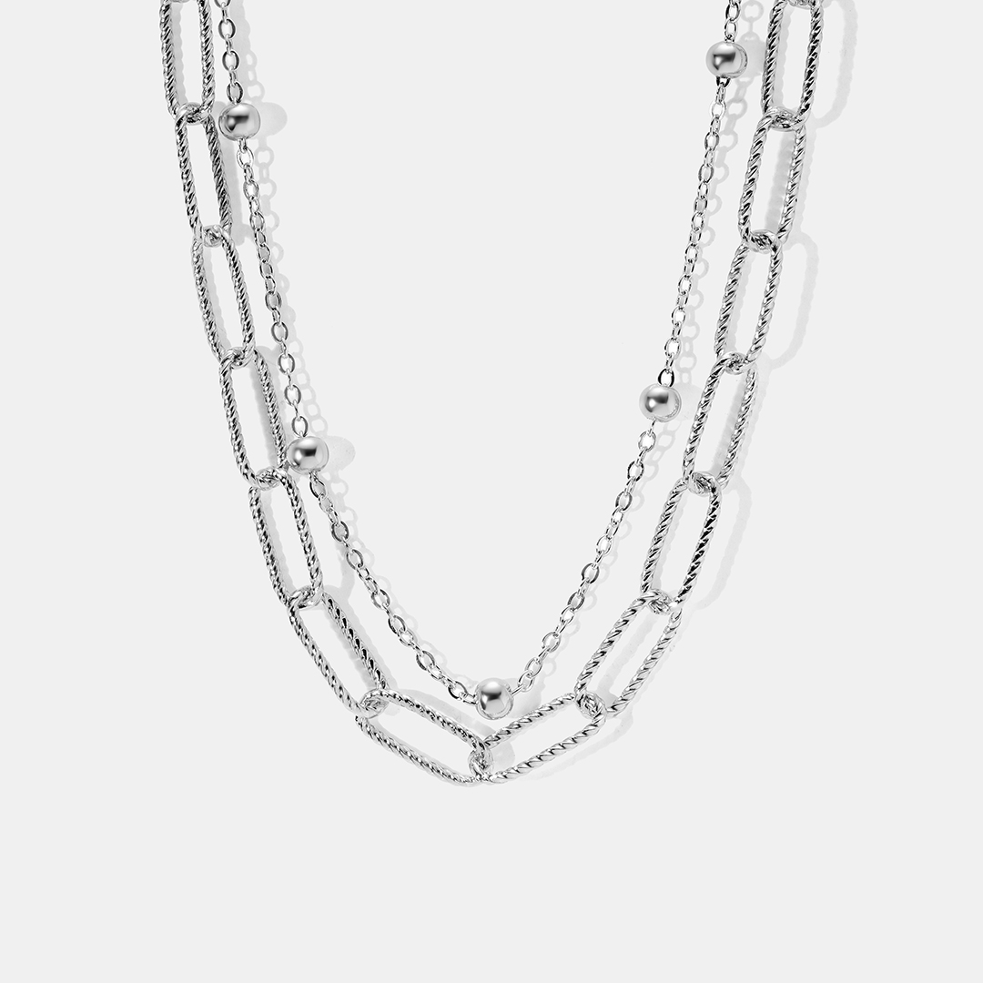 10729-000031 Колье (Ag 925)