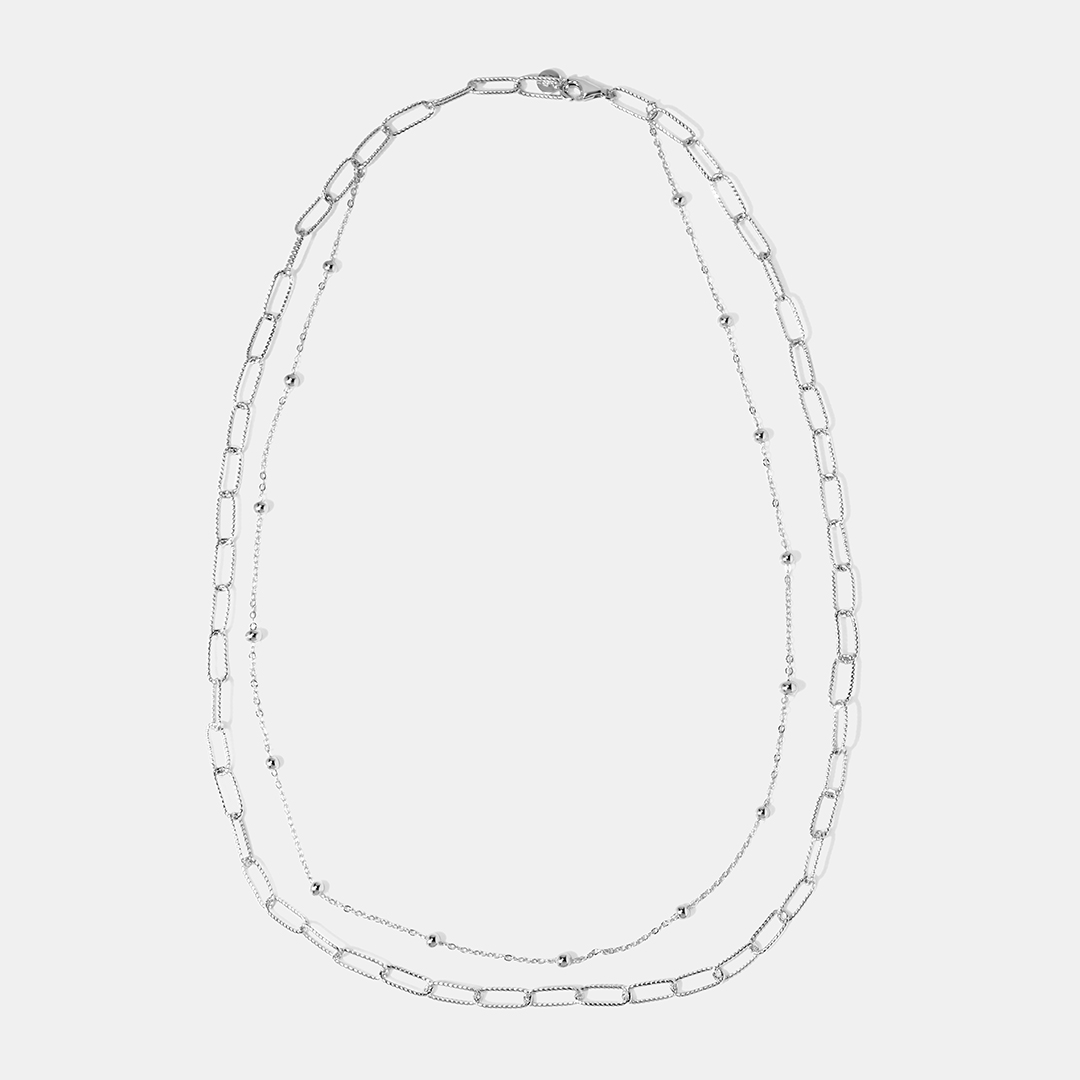 10729-000031 Колье (Ag 925)