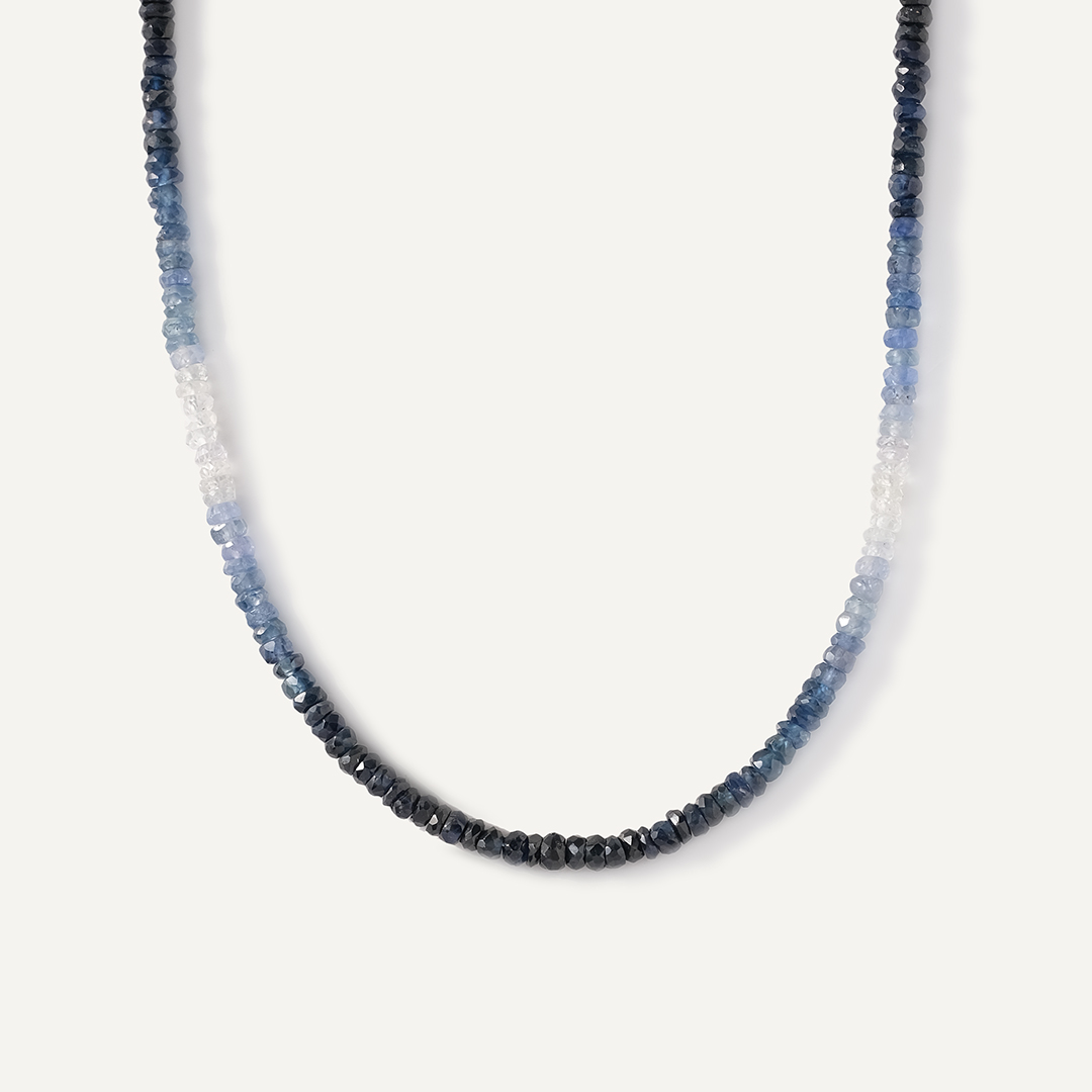 Бусы из сапфира