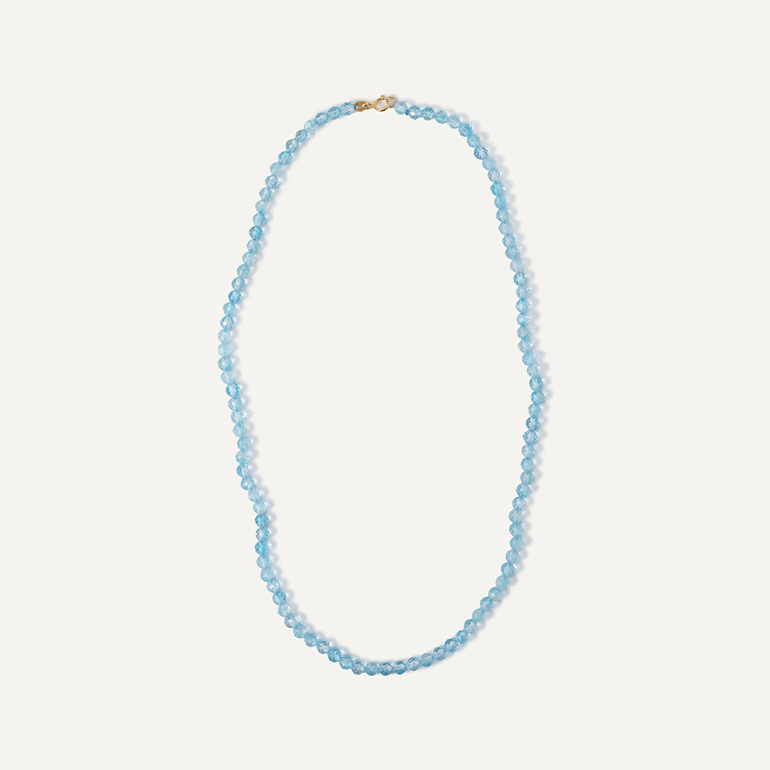 Бусы из топаза