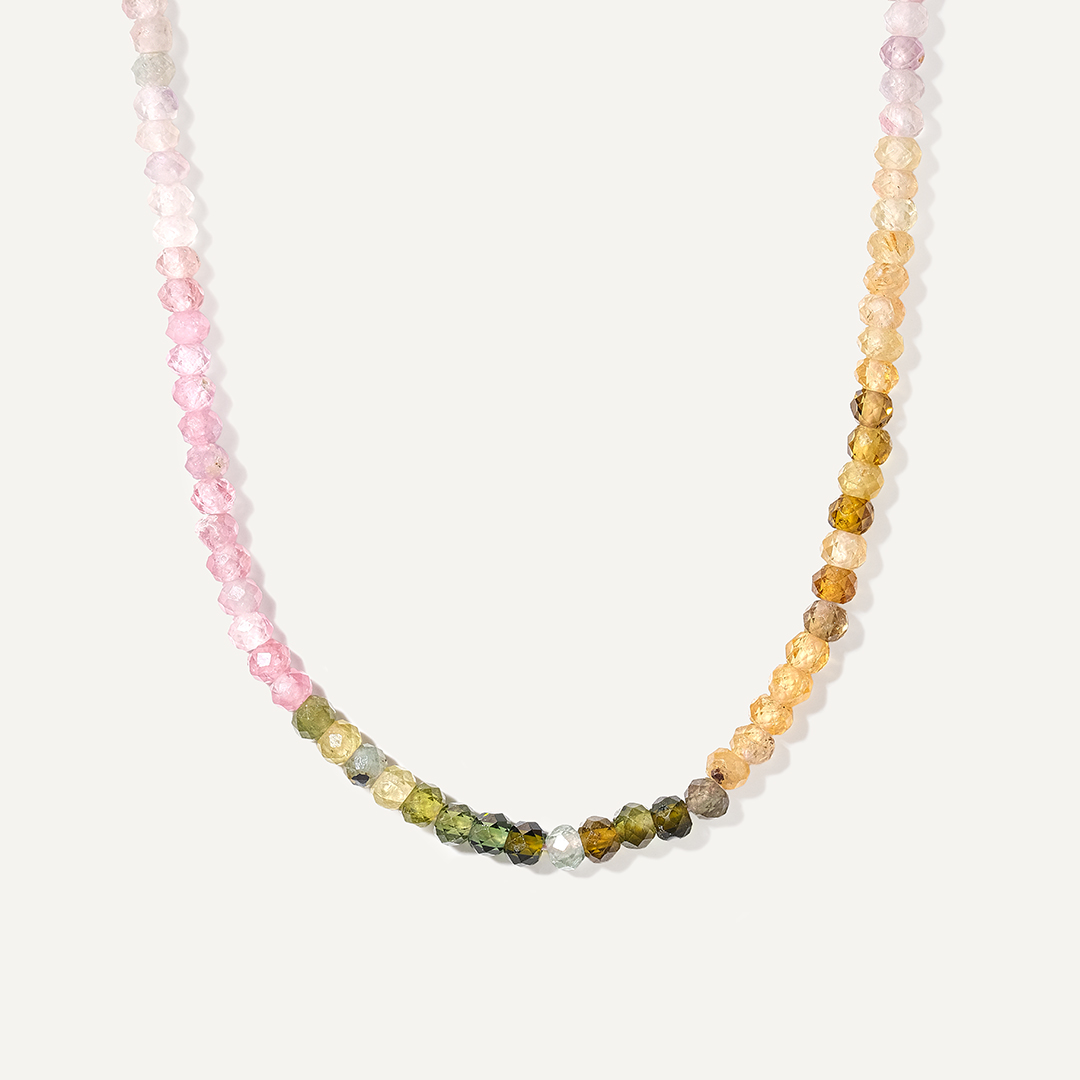 Бусы из турмалина