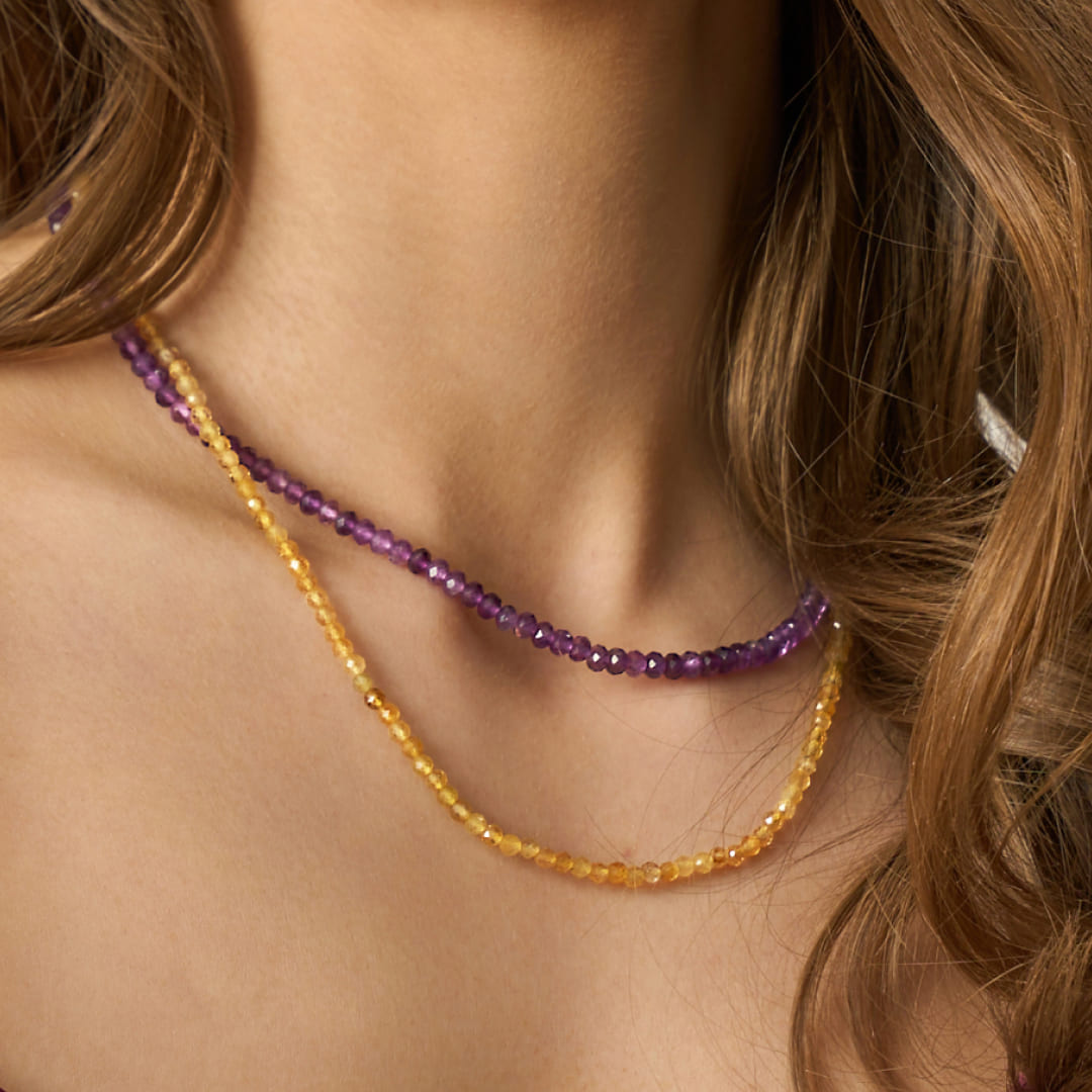 Бусы из аметиста