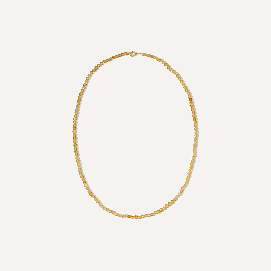 Бусы из цитрина