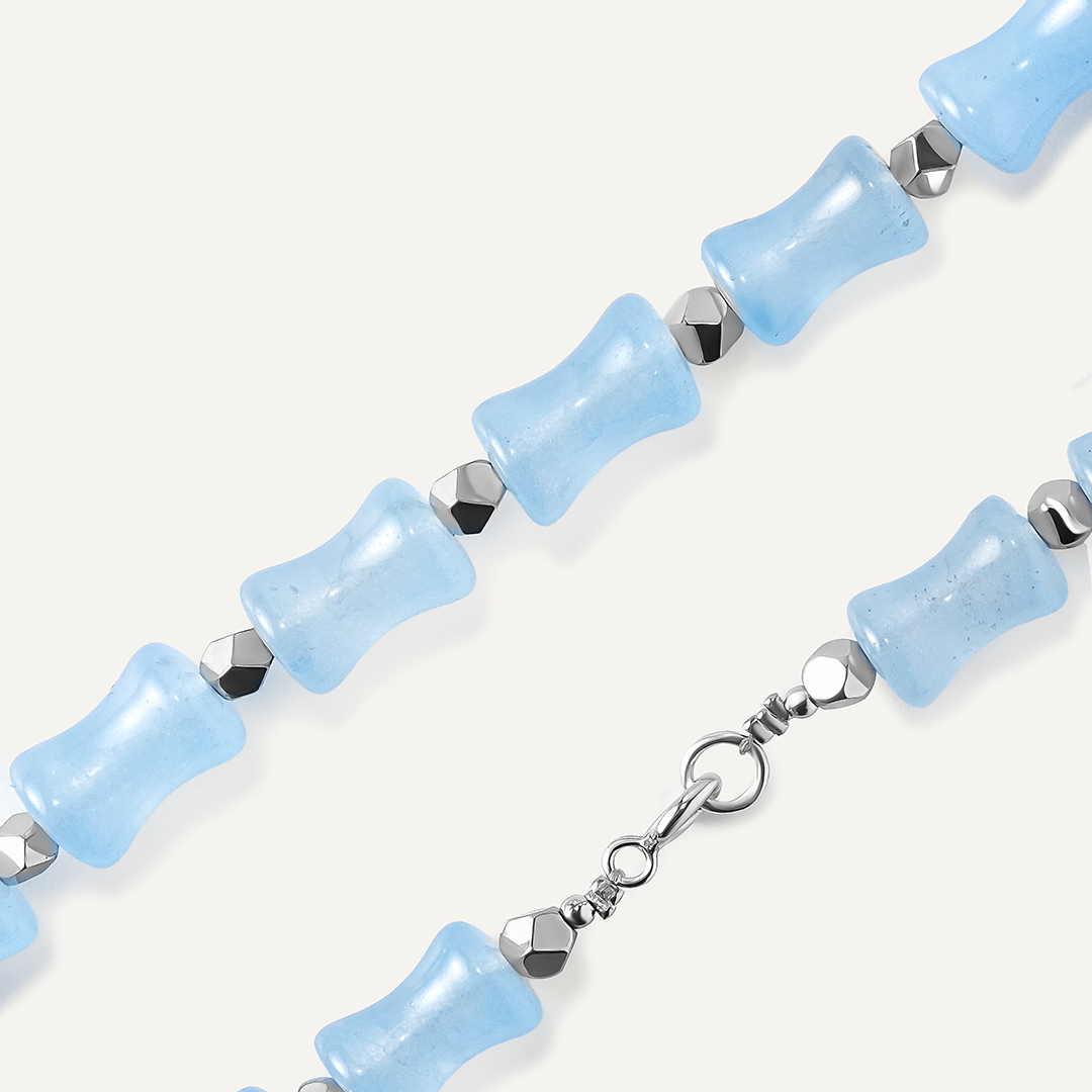 Бусы из агата и гематита