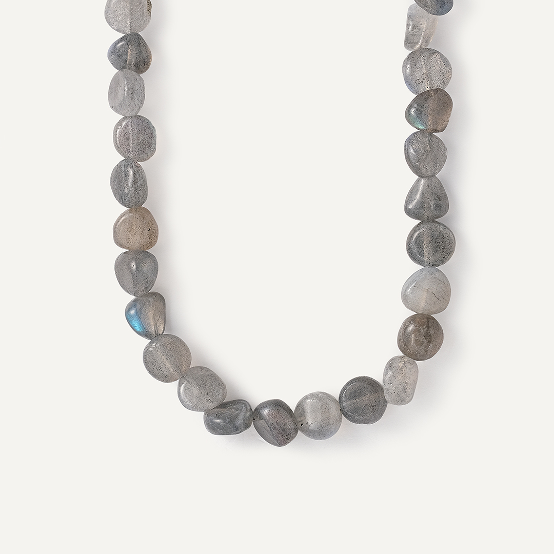 Бусы из лабрадорита