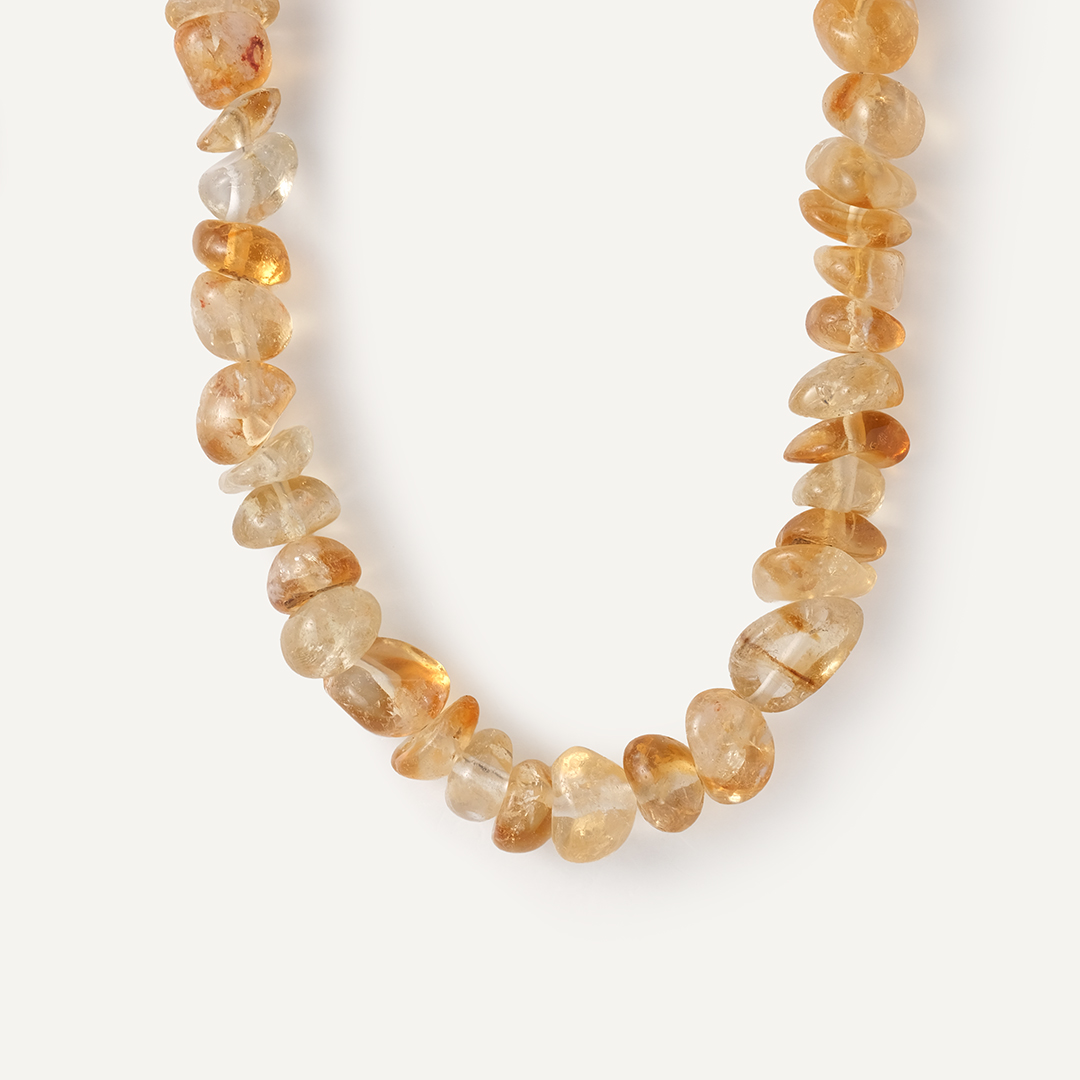 Бусы из цитрина