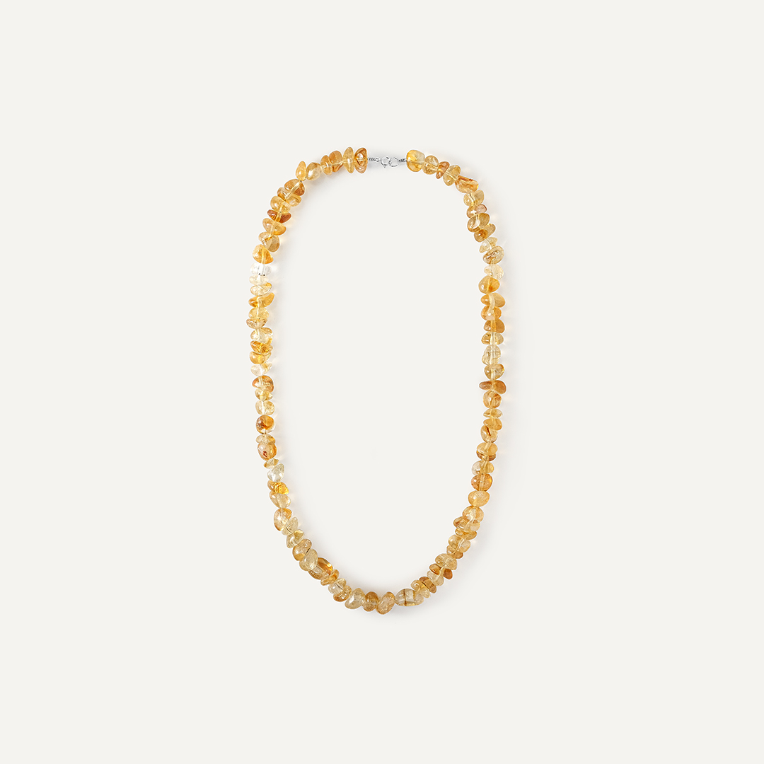 Бусы из цитрина