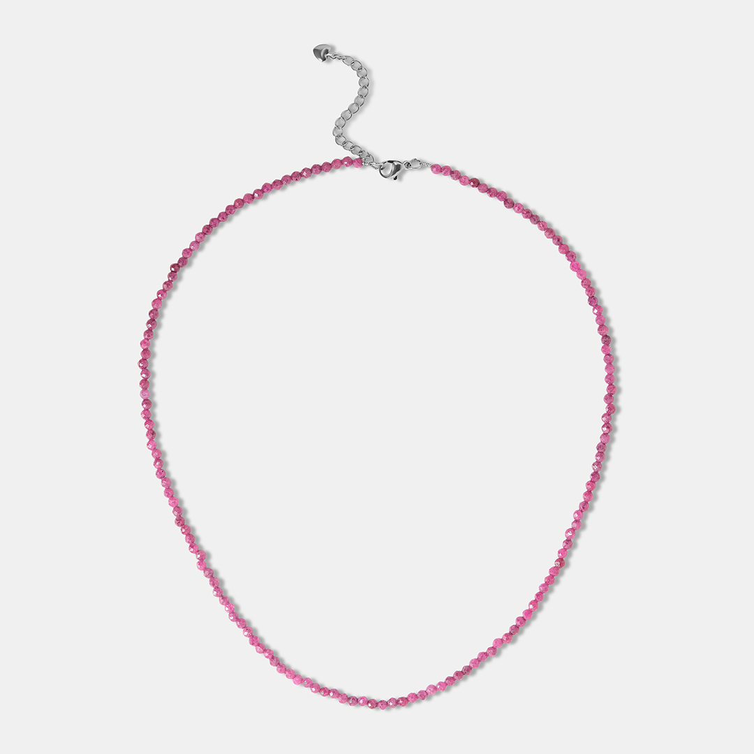 Бусы из корунда