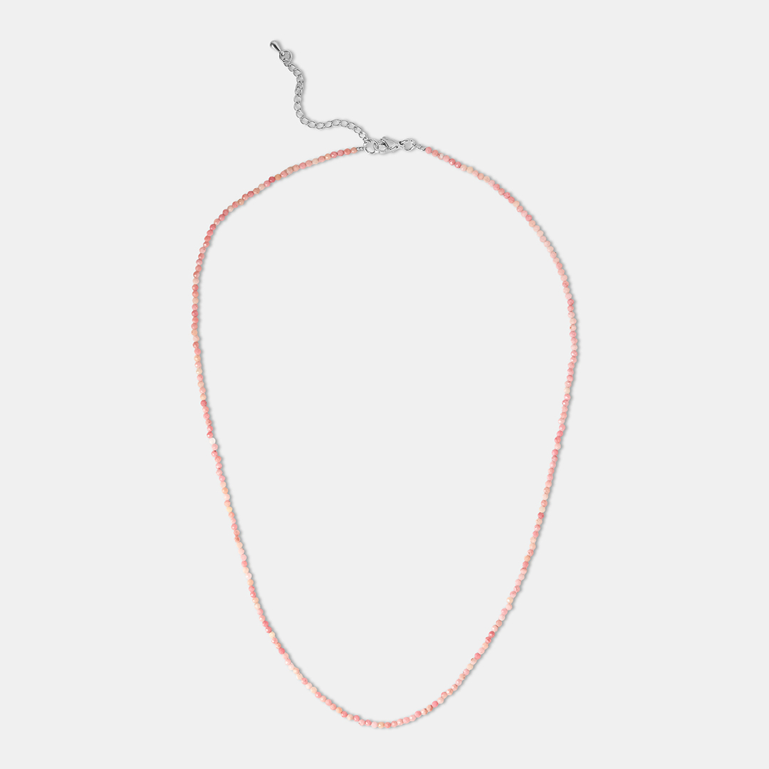 Бусы из родонита