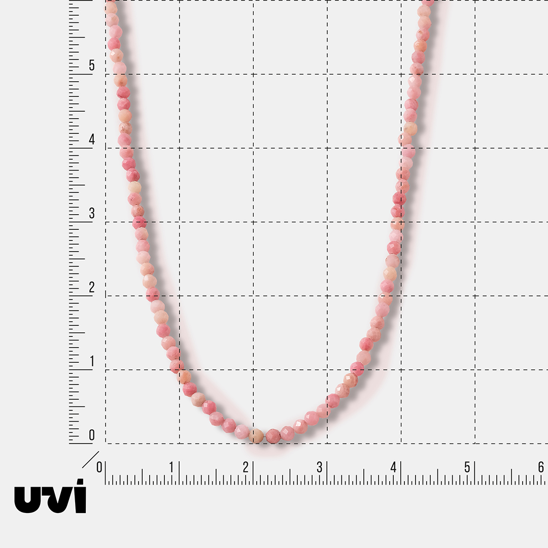 Бусы из родонита