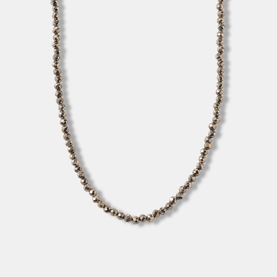 Бусы из пирита