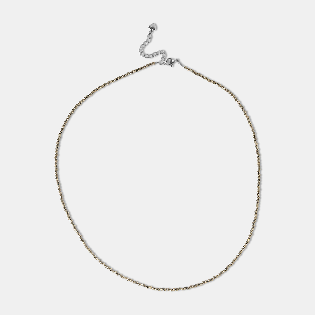 Бусы из пирита