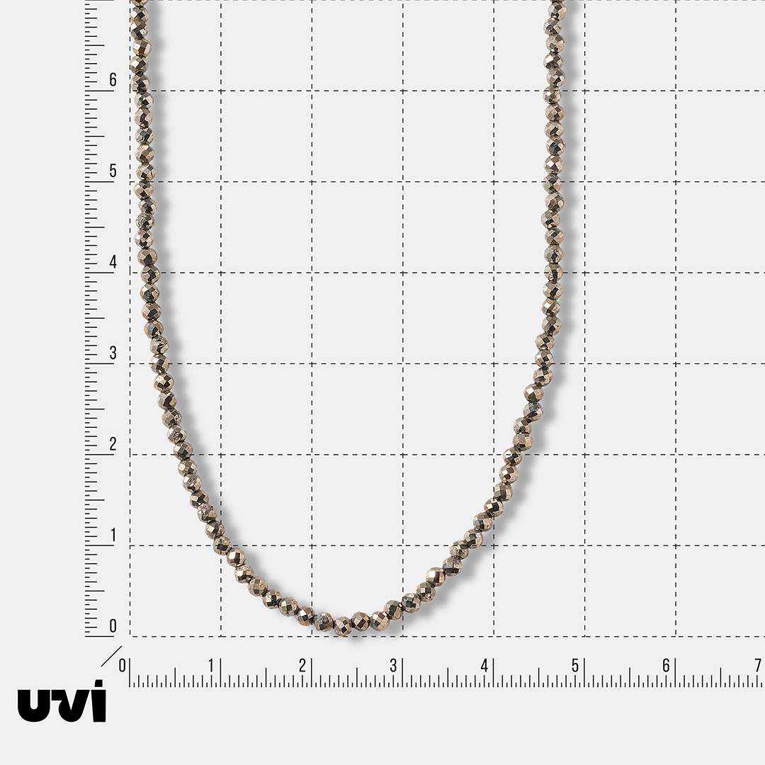 Бусы из пирита