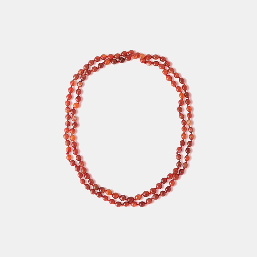 Бусы из сердолика