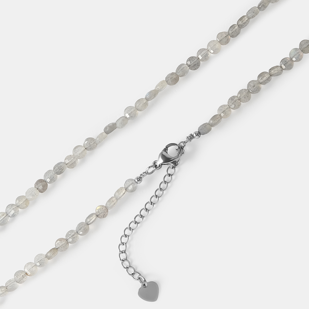 Бусы из лабрадорита