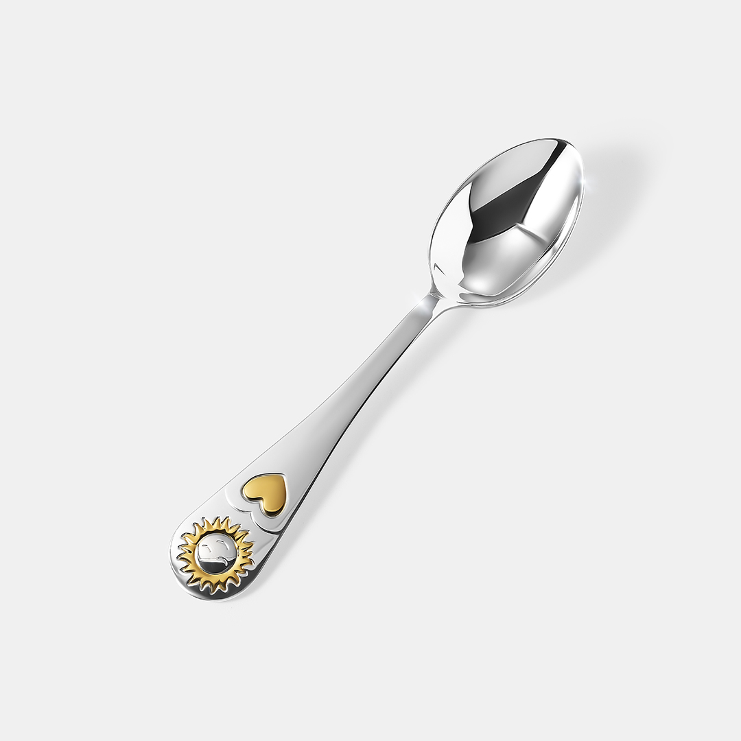 Серебряная детская ложка