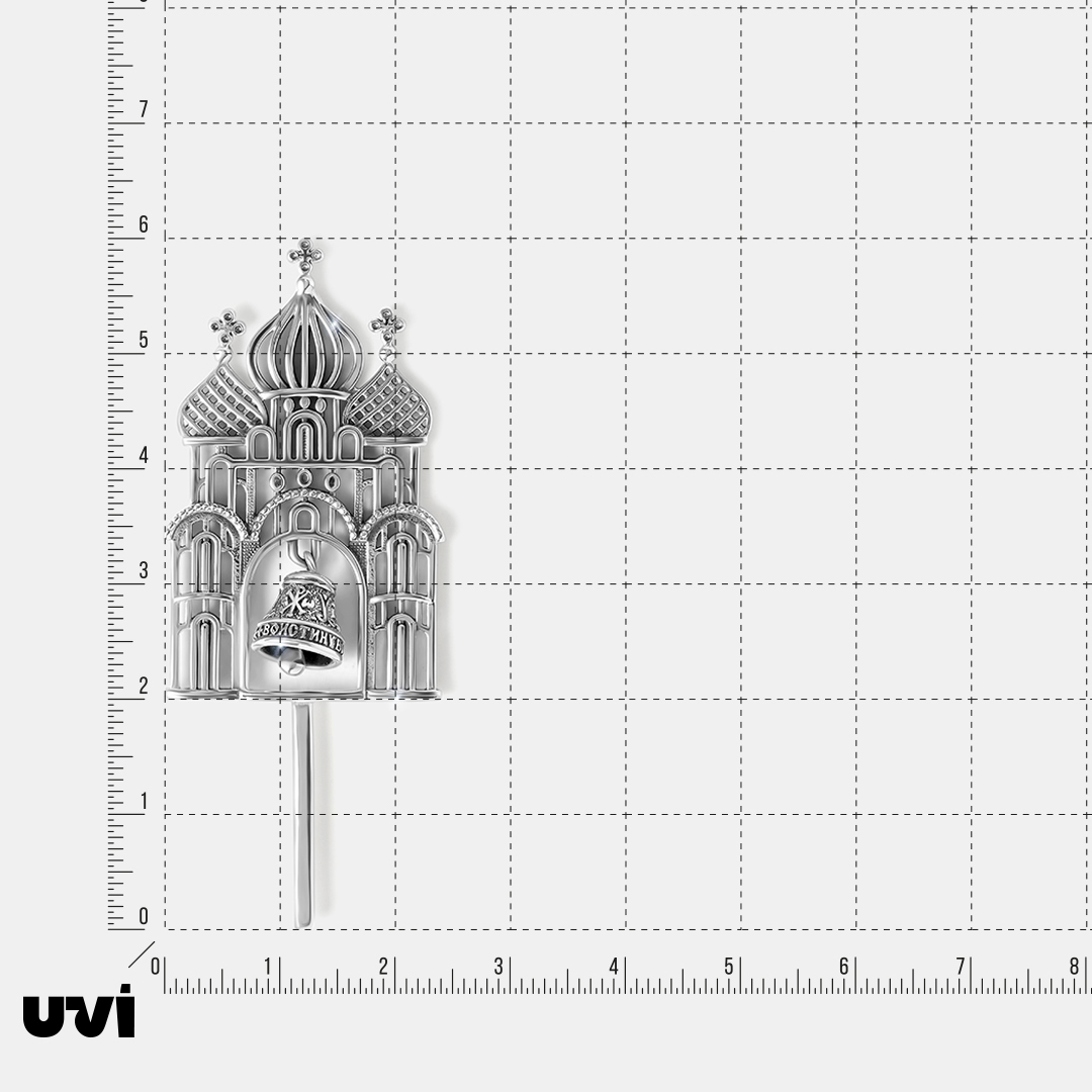 Серебряное украшение для Пасхального кулича