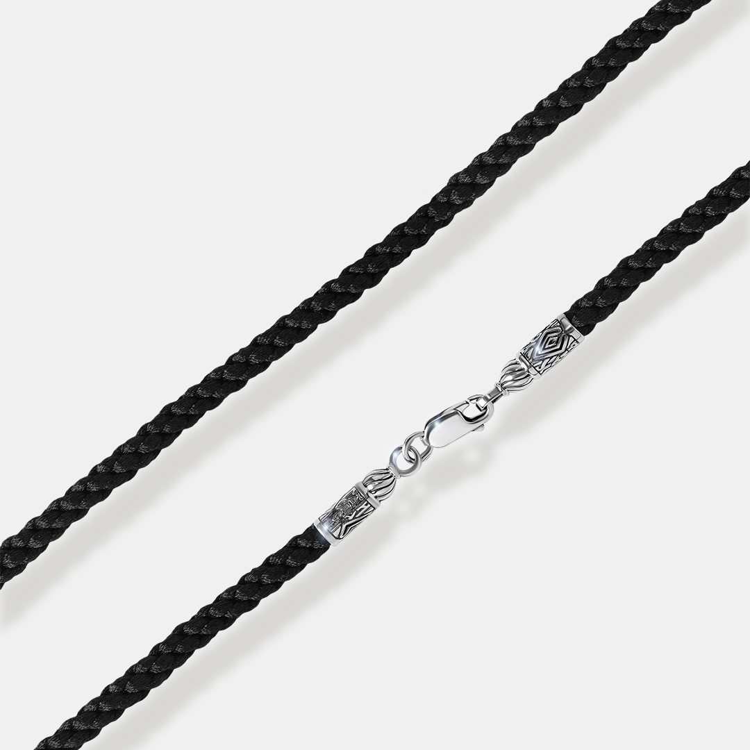 Серебряный гайтан "Спаси и Сохрани"