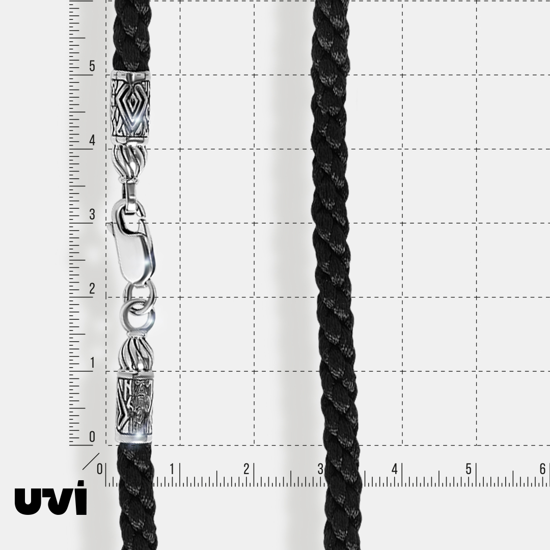 Серебряный гайтан "Спаси и Сохрани"