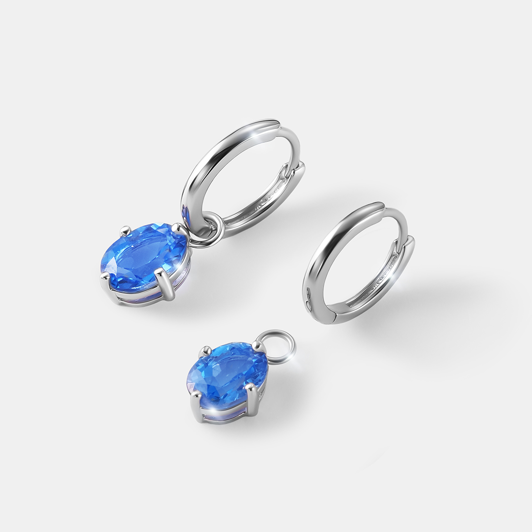 15222-000005 Серьги из двух частей (Ag 925)
