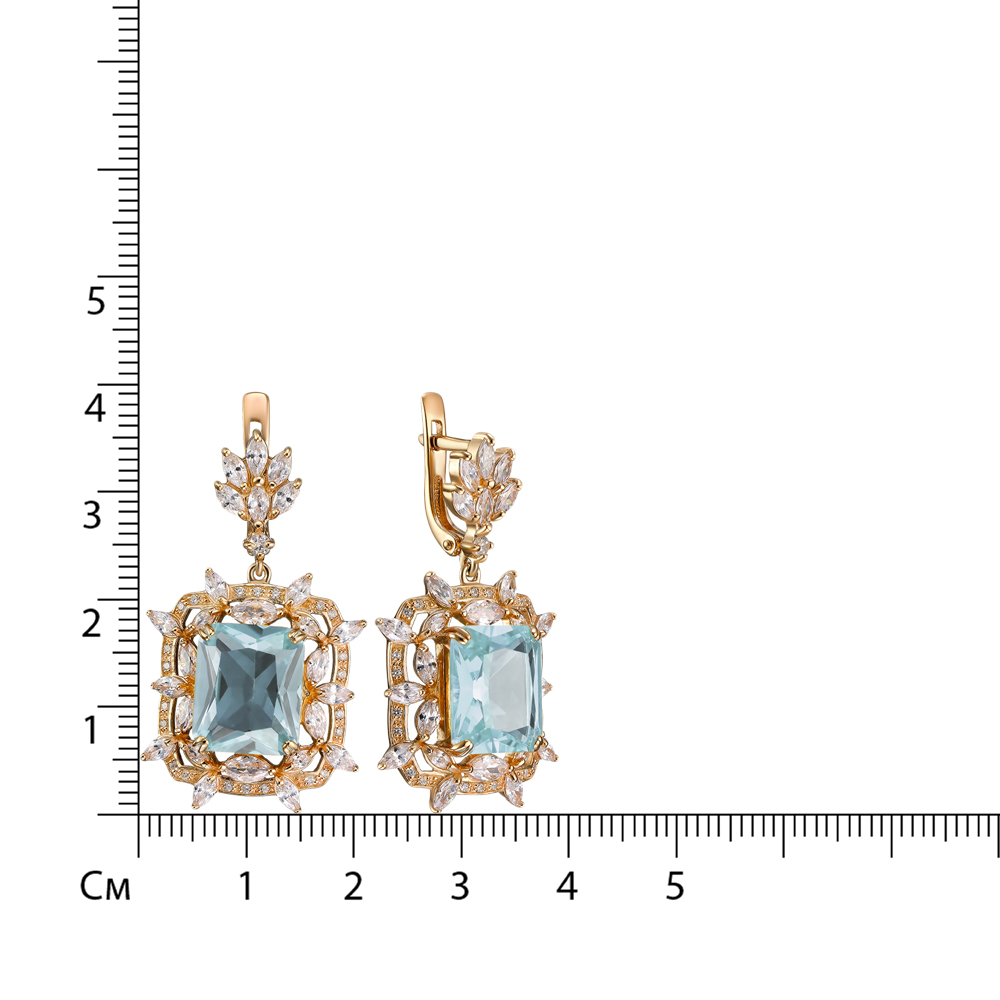 Серебряные серьги с празиолитами