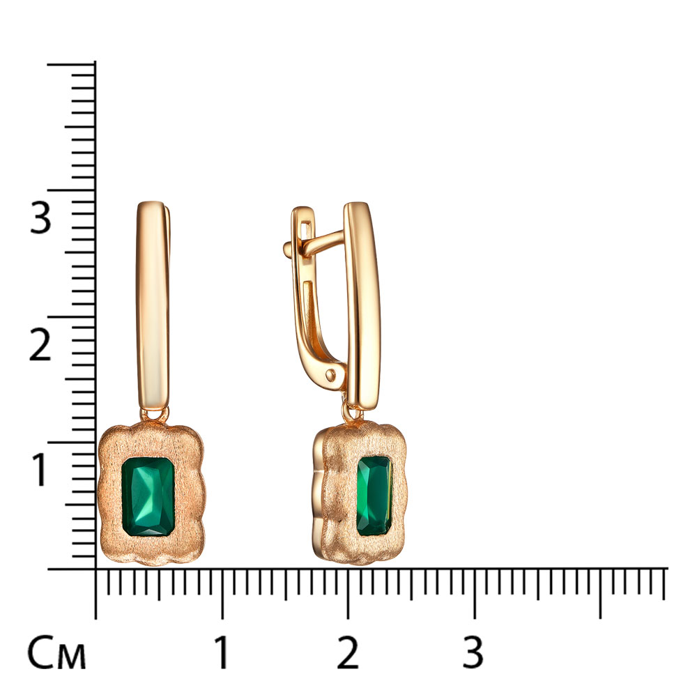 Серебряные серьги 925 пробы; матирование; вставки 2 Агат;